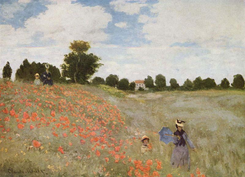 Claude Monet Poppies Blooming, Germany oil painting art